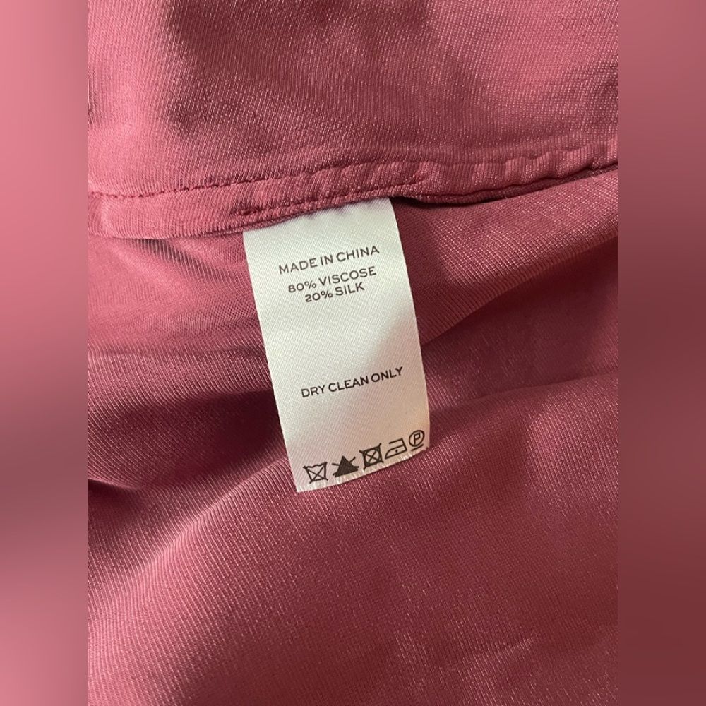 NWT Hill House Women's The Akilah Nap Midi Ruffle Dress Burgundy Velvet - Picture 14 of 14